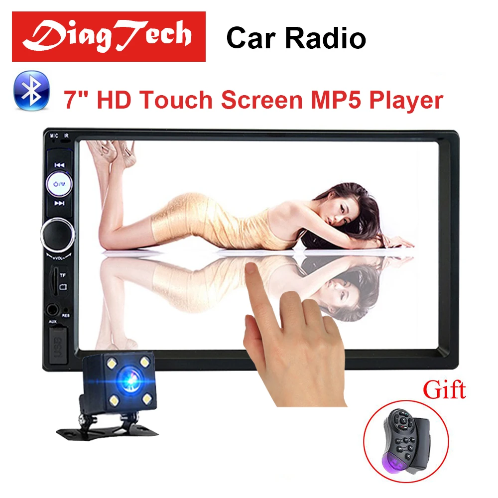 

Gryan Universal Car Multimedia Player Bluetooth Autoradio 2din Stereo 7" Touch Screen Video MP5 Player Auto Radio Backup Camera
