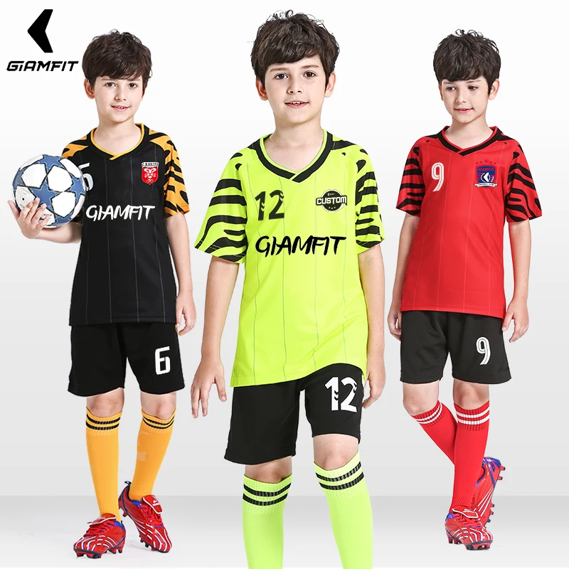 Download Kids Soccer Jerseys Set 2019 France Maillot de Football ...