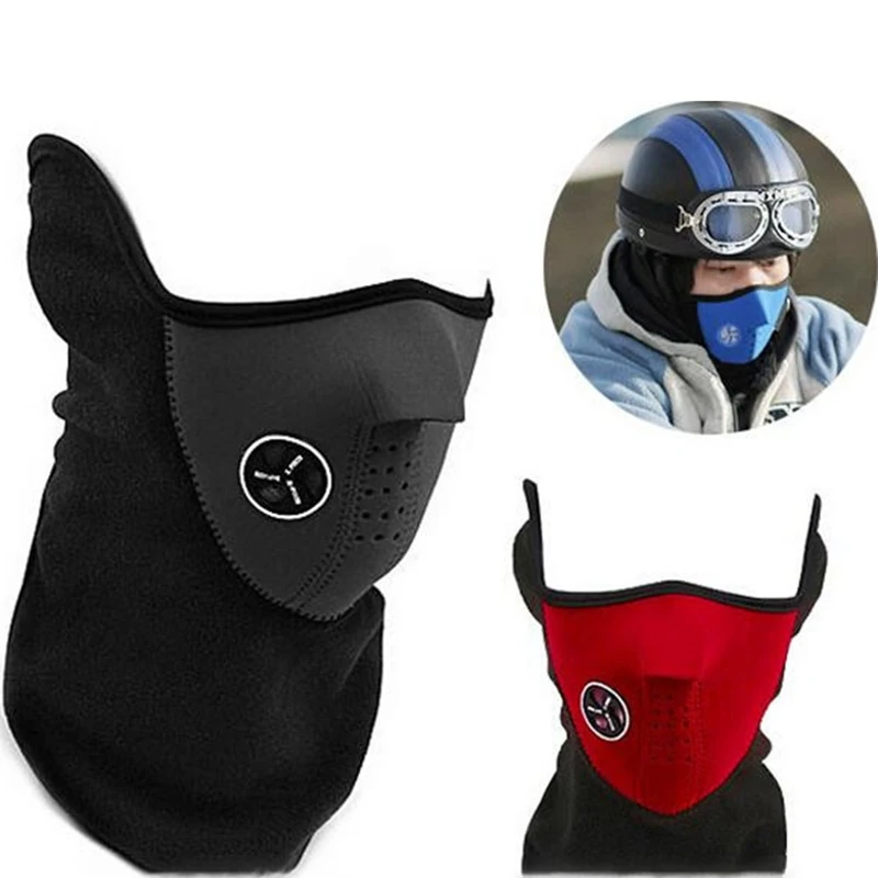 Bike Half Face Mask Cover Face Hood Protection Ski Cycling Sports