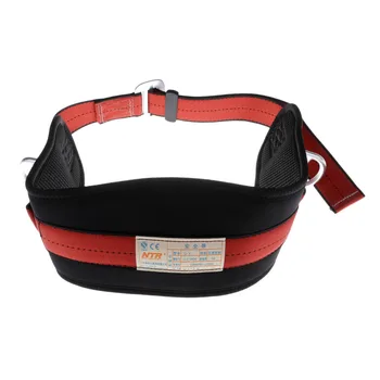 

Climbing Mountaineering Rappelling Body Waist Safety Harness Belt With Pad And Rings for Outdoor Rock Climbing Accessories