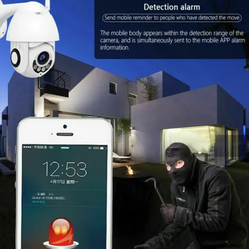 1080P HD Wireless PTZ IP Security Camera Home Smart Wifi Outdoor IR Surveillance Cameras Two Way Voice