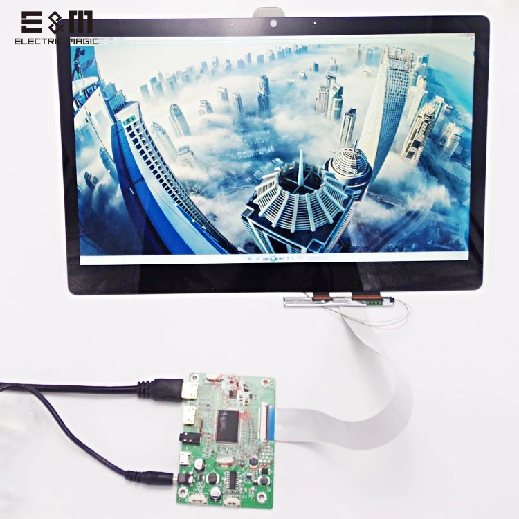 

E&M 13.3 Inch 2560*1440 2K Capacitive Touch Screen IPS LCD Module Display Diy Monitor Raspberry Pi 3 Car Windows HDMI TV Player