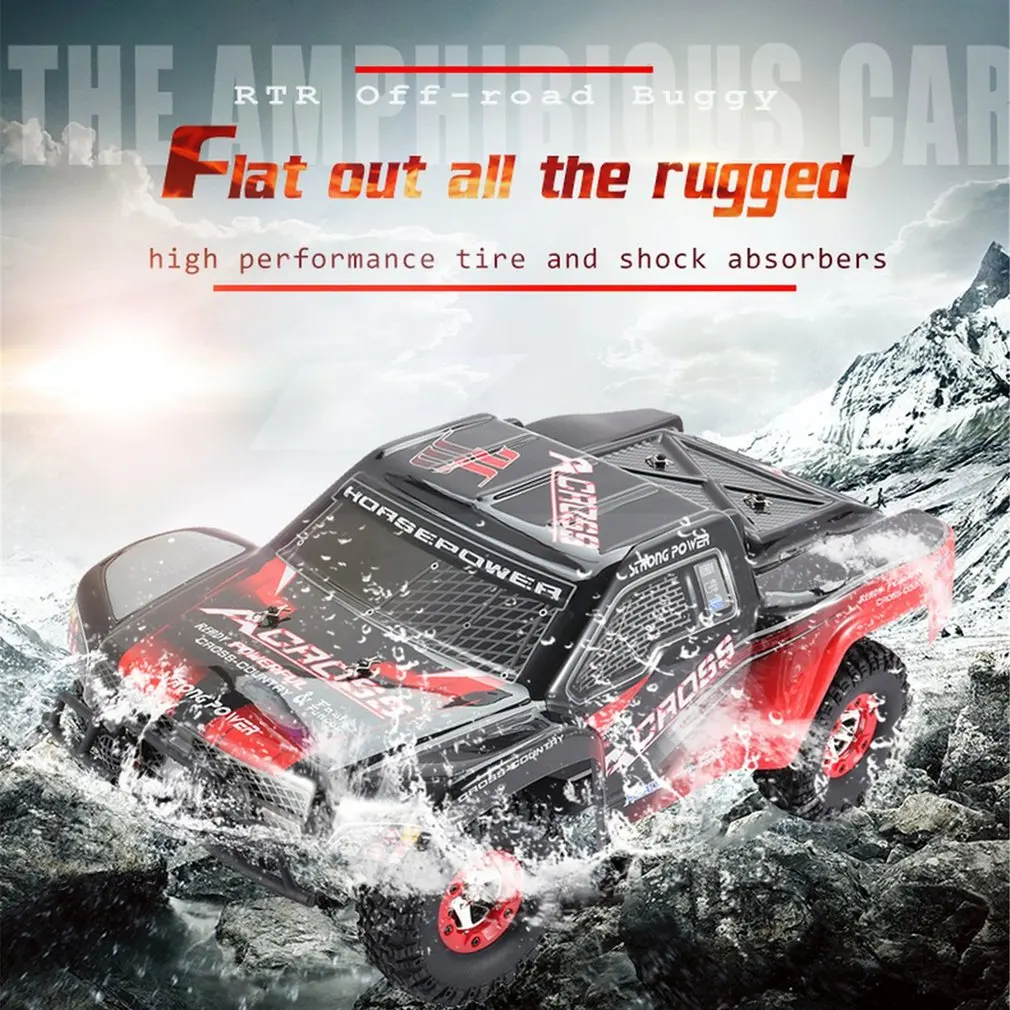Wltoys Багги Vehicle12423 1/12 2,4G 4WD высокоскоростной Электрический матовый короткий ход внедорожный RTR RC автомобиль с светодиодный светильник