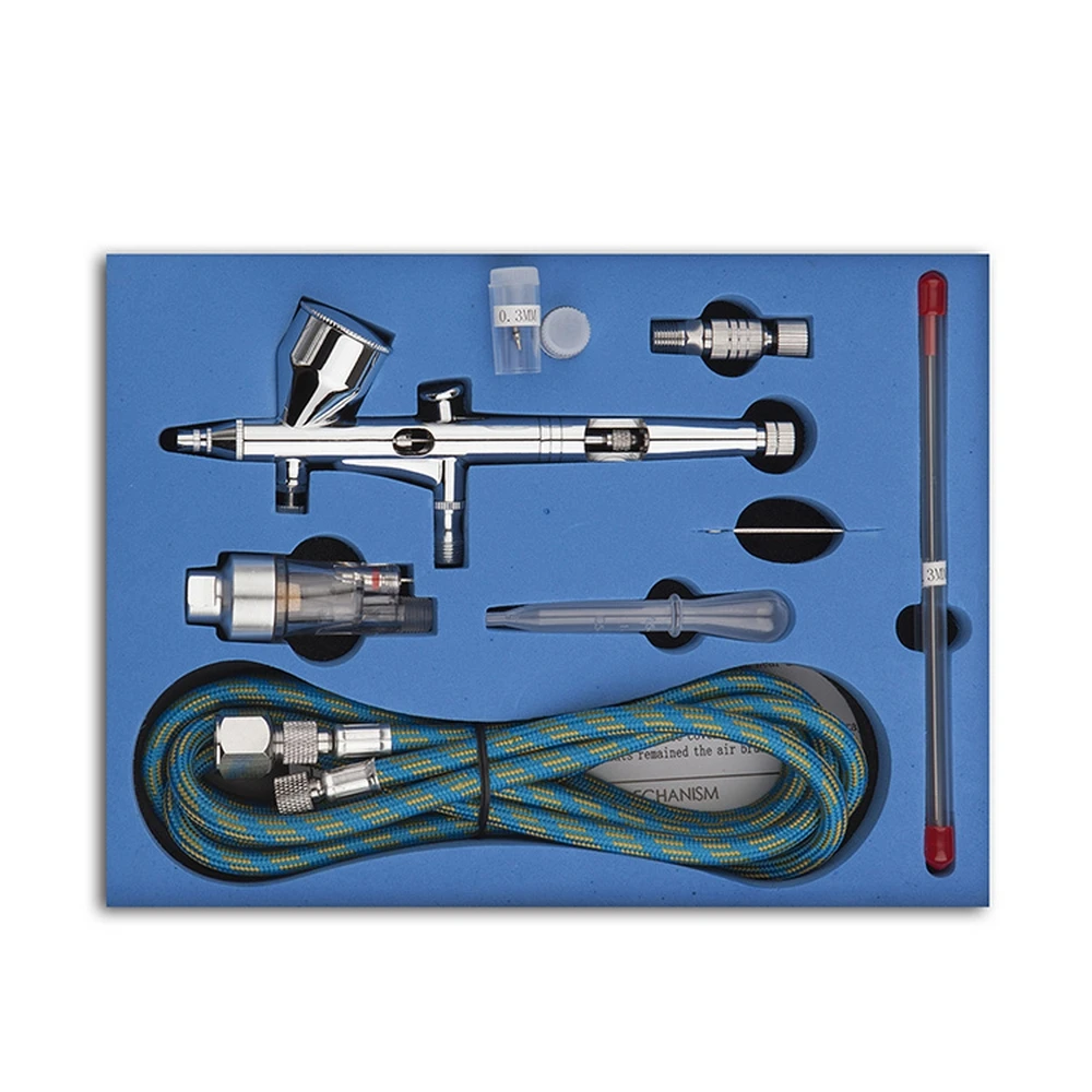 Аэрограф-распылитель Профессиональный Краскораспылитель Воздушный пистолет искусство двойного действия Воздушный комплект ремесло практичные электроинструменты пистолет-распылитель тату DIY модель Распылитель ручка