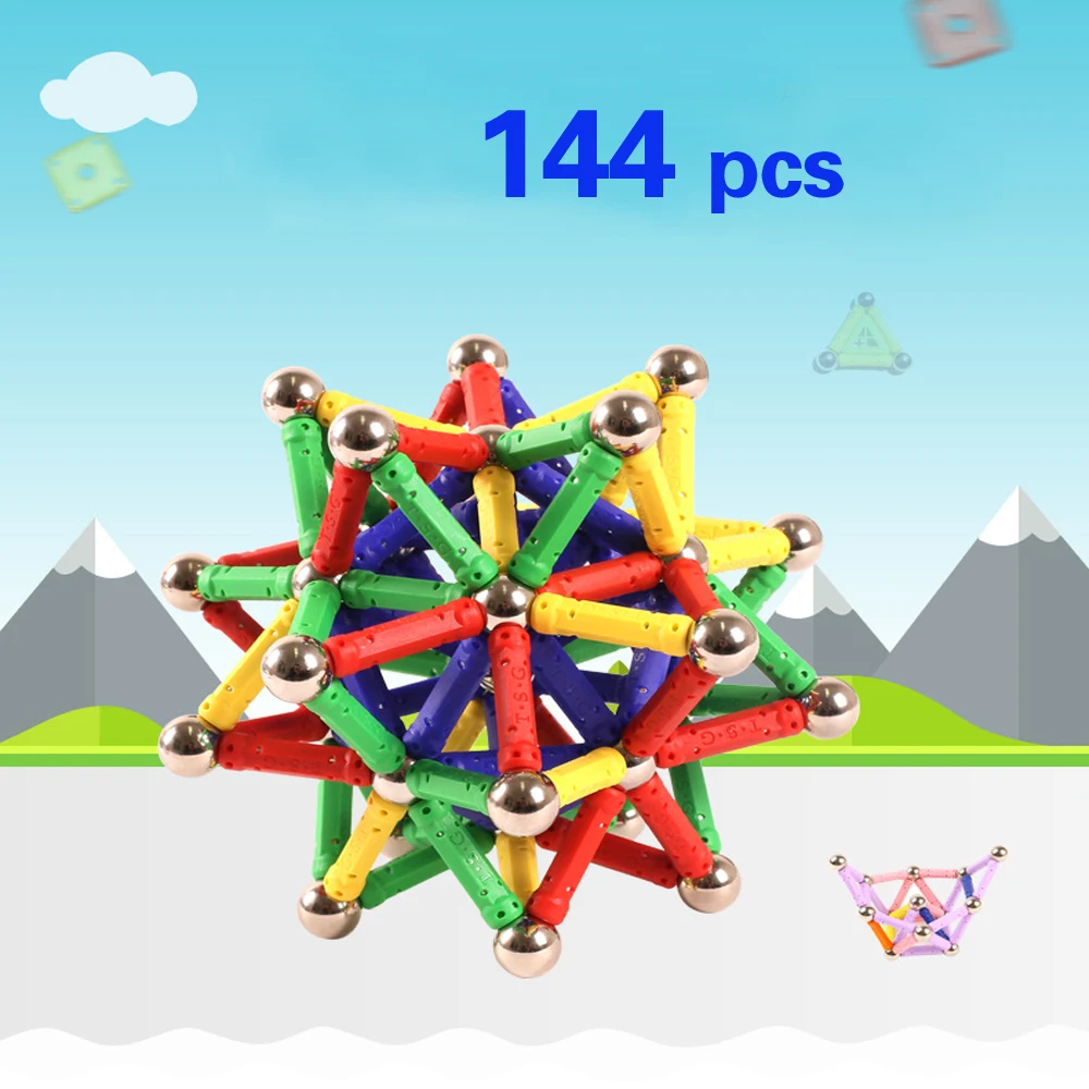 Bars Metal Balls Kids Construction Model Building