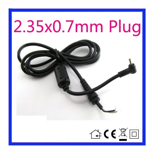 1.2m DC 2.35 x 0.7 2.35*0.7mm Power Supply Plug Connector With Cord / Cable For ASUS EEE PC Netbook Adapter Free shipping | Компьютеры и