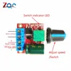 Mini 4,5 V-35 V 5A 90 W PWM DC Motor controlador de velocidad módulo regulador de velocidad Control ajustar el interruptor de placa ajustable 12 V 24 V ► Foto 2/6