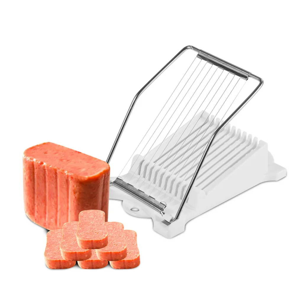 Stainless Steel Wires Luncheon Meat Cutter Fruit Ham Boiled Egg Cheese Kitchen Food Cutting Tool High Quality | Инструменты