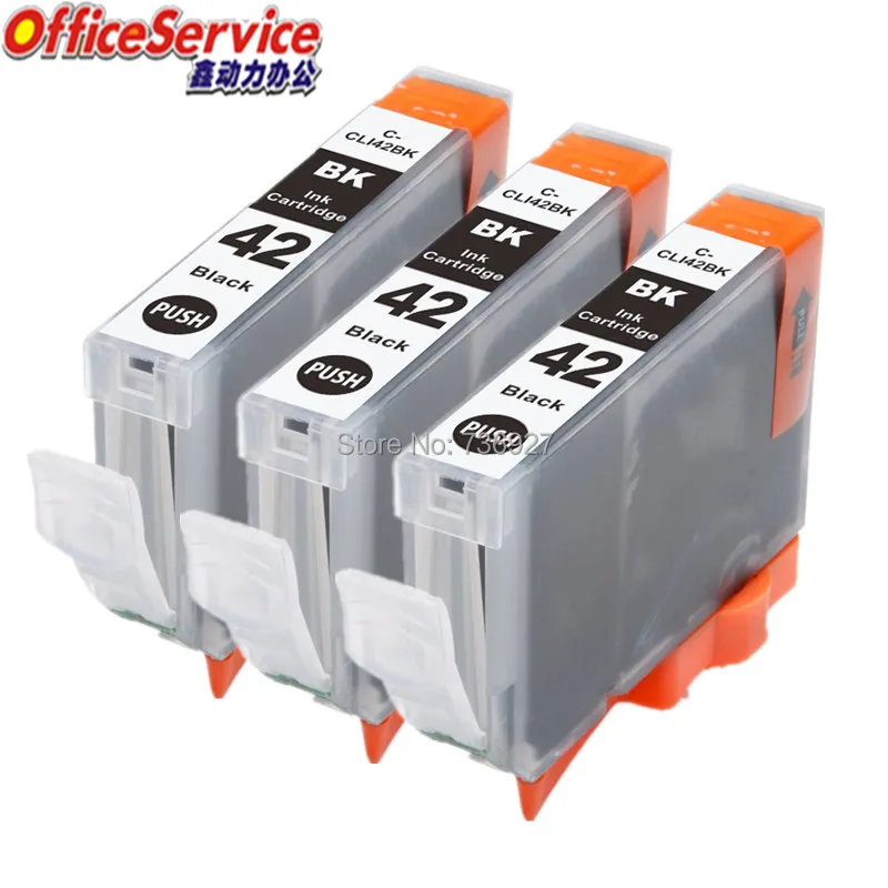 3X Black CLI 42 CLI42 CLI 42 Compatible ink Cartridge For Canon Pixma Pro 100 inkjet printer-in
