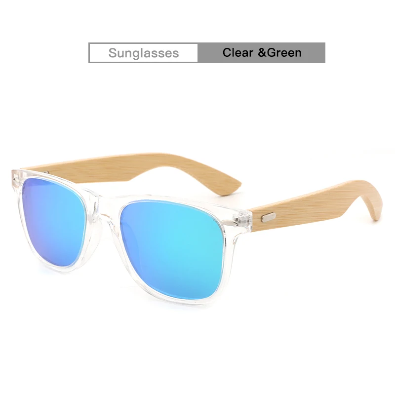 GY винтажные классические модные деревянные солнцезащитные очки Для мужчин Для женщин квадратном деревянном солнцезащитные очки для мужчин UV400 очки с зеркальными линзами для вождения UV400 - Цвет линз: COLOUR 7