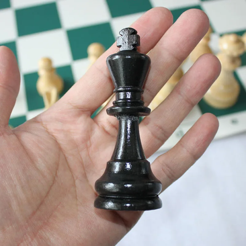 

64/77/97mm Medieval Chess Set Tournament Chess Without Chessboard Board Game Tour Travel Chess Pieces Board Game Puzzle Kids Toy