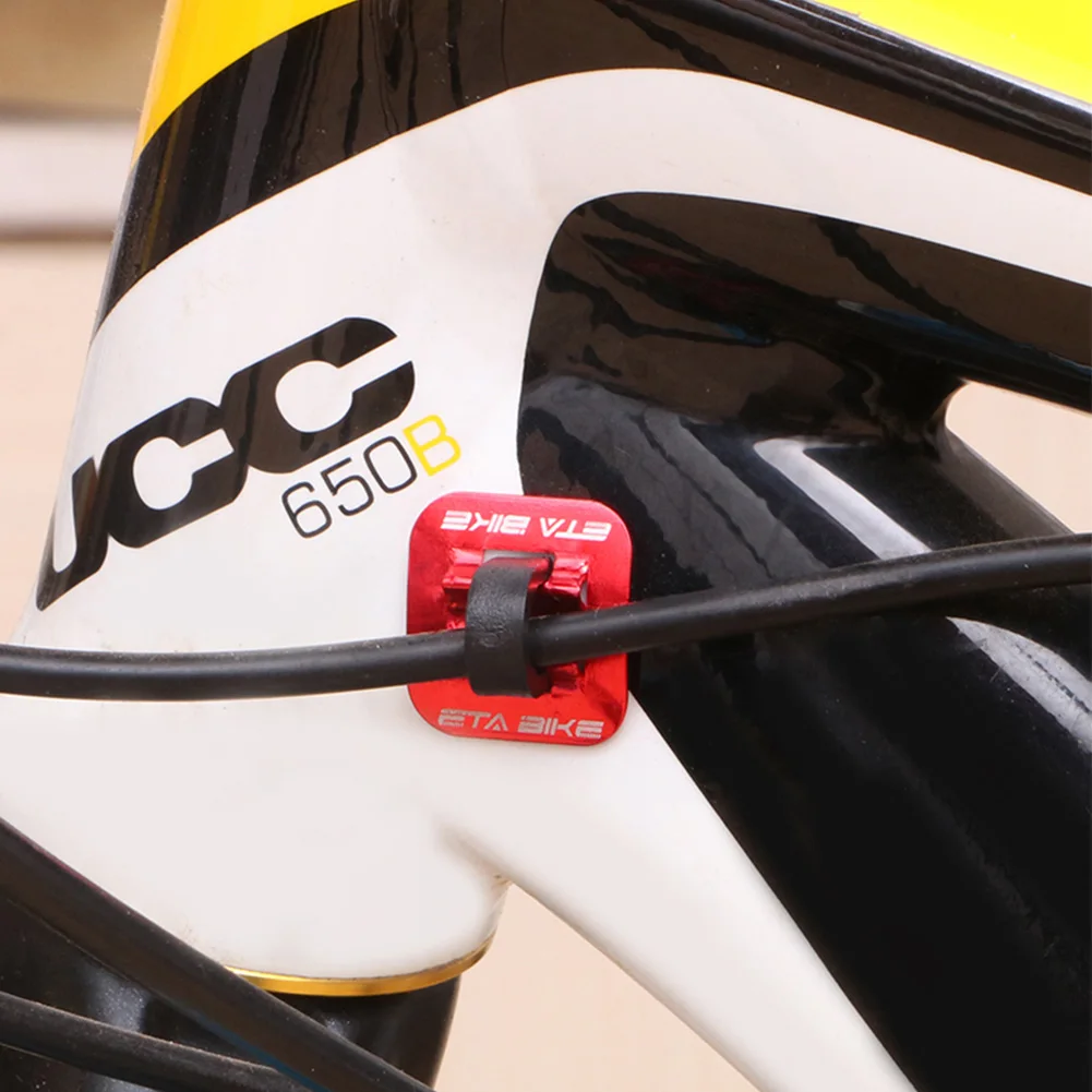 

5 Pcs Buckle Brake Cable Fixed Clamp Bicycle Seat Oil Tube Aluminum Frame Conversion Tubing Clip Guide Bike C Shape