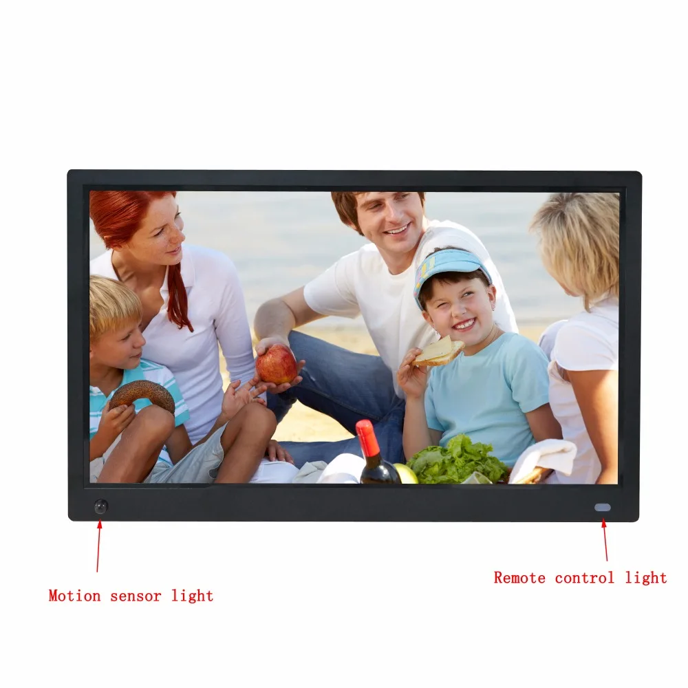 US $128.25 New design 156 inch IPS Motion sensor Full viewing angle 1920X1080 Support HD input picture video player digital photo frame