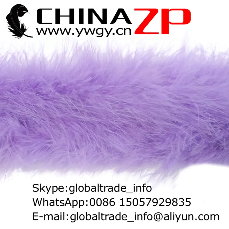 CHINAZP Factory www.ywgy.cn 20G/piece 10yards/lot Cheap Wholesale Dyed Lavender Marabou Feather Boas | Дом и сад