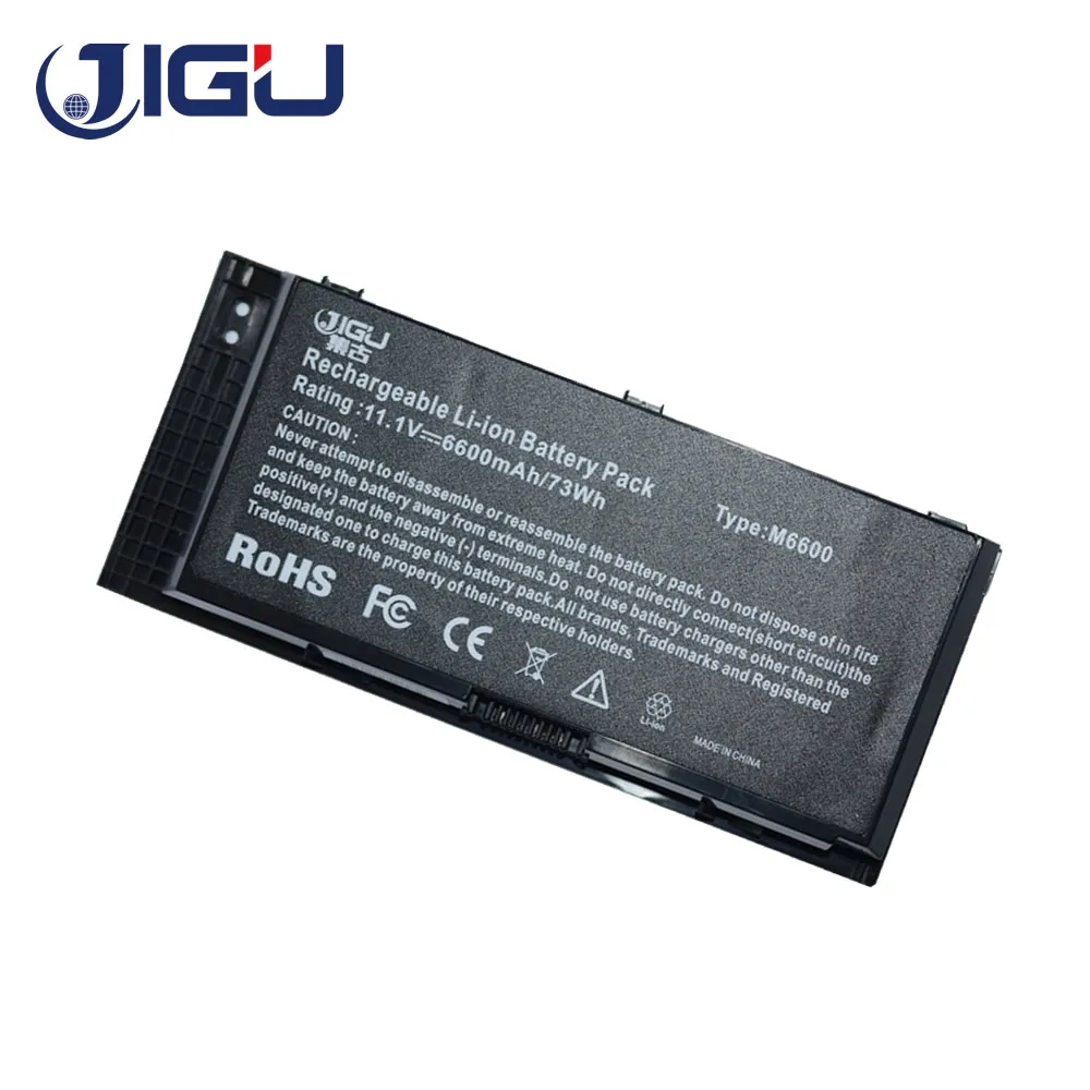 JIGU Аккумулятор для ноутбука Dell точности M4600 M4700 M6600 M6700 0FVWT4 0TN1K5 3DJH7 97KRM 9GP08 FV993 KJ321 PG6RC