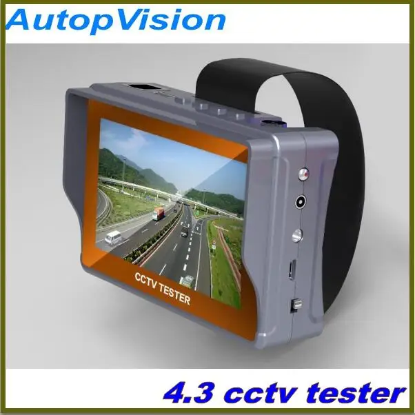 4.3 pollice cctv tester camera test monitor analogico cvbs fotocamera prova del cavo utp 12v1a uscita spedizione gratuita
