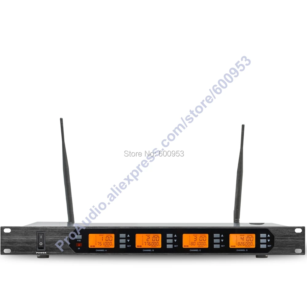 MICWL Audio M400-4BL UHF 400 Channel Digital