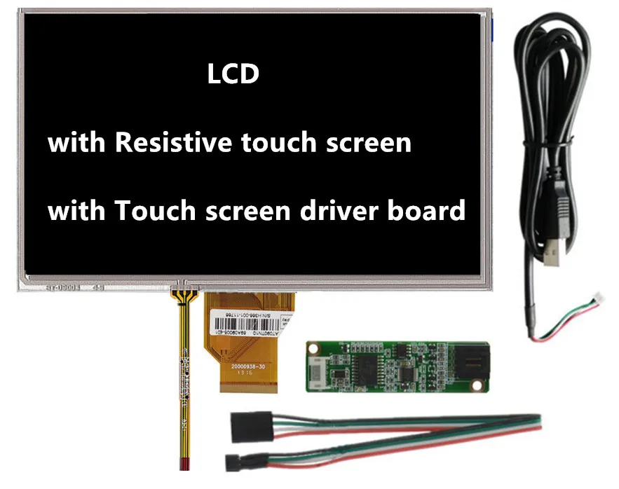 táctil do lcd com placa do motorista