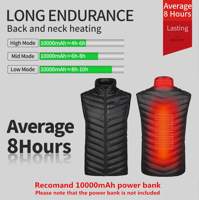 Homens ao ar Fibra de Carbono Snowwolf Livre Infravermelho Aquecimento Colete Jaqueta Inverno Elétrico Vestuário Térmico Tático 2020 Usb 6 Esporte e Lazer