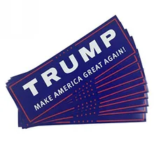 10 шт/50 шт/100 шт Упаковка Дональд Трамп бампер стикер s Трамп Сделать Америку снова большой автомобиль Стайлинг мода стикер Самоклеющиеся