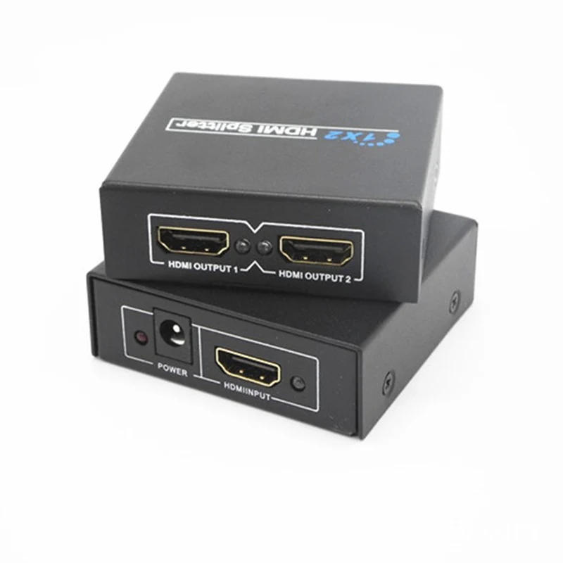 Переключатель Trumsoon HDMI сплиттер 1x2 адаптер 4K 1080p коммутатор 1 в 2 выхода для ТВ