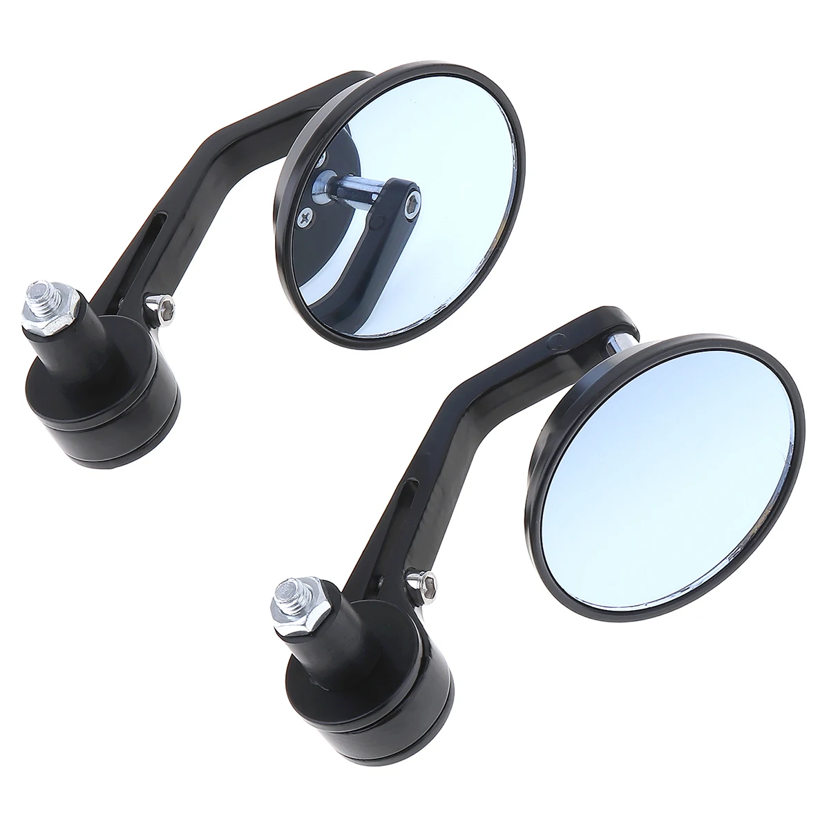

2pcs General Aluminum Motorbike Mirrors 7 / 8 " Round Rod End Modified Rear-view Mirror for Motorcycle