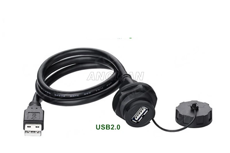 Водонепроницаемый USB коннектор 2 0 3 водонепроницаемый кабель IP67 с креплением на