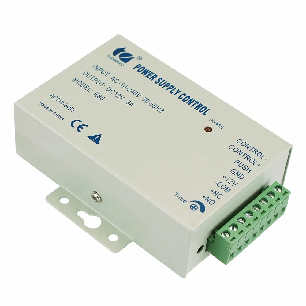

DC 12V Door Access Control System Switch Power Supply 3A/AC 110~240V for Access control Electric lock F1353G