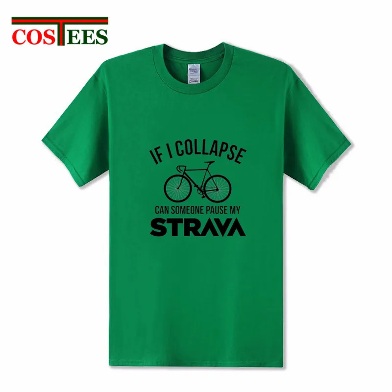 Забавные в том случае, если я крах может кто-то приостановить свою Strava футболки для мужчин Аэробные футболка "Велоспорт" горным велосипедистом, футболка MTB футболка с изображением велосипеда рубашка - Цвет: 10