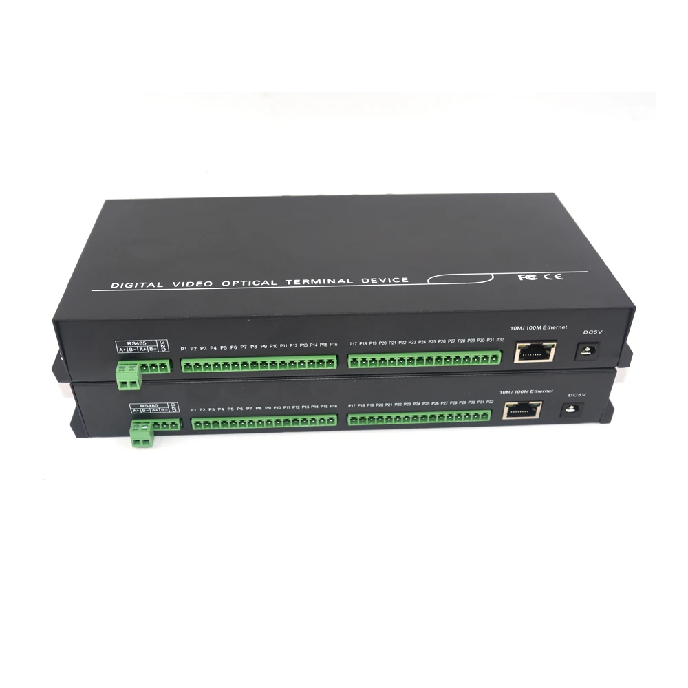 Premium 8CH Video and 10//100Mbps Ethernet and RS-422 Data Fiber media converters