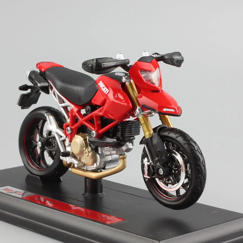 Maisto 1:18 Motorcycle Models Ducati Hypermotard Diecast Plastic