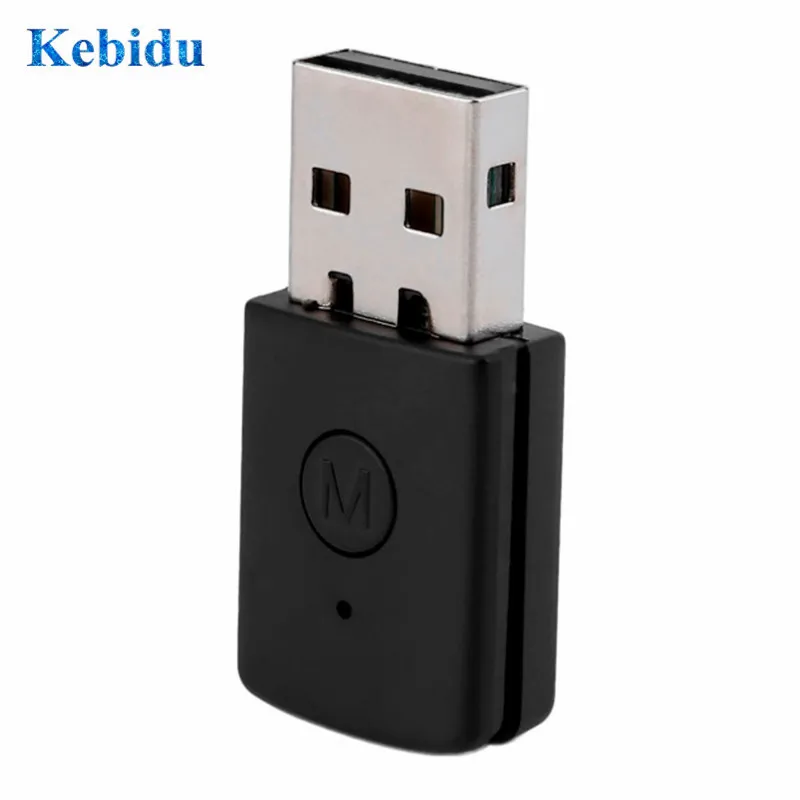 KEBIDU 3,5 мм Bluetooth 4,0+ EDR USB Bluetooth ключ последняя версия беспроводной USB адаптер используется для PS4 Для bluetooth-гарнитуры