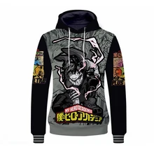 

Boku no Hero Academia 3D Print Pullover Hooded Hoodie Cosplay Costume My Hero Academia Men Women Casual Jacket Sweatshirt