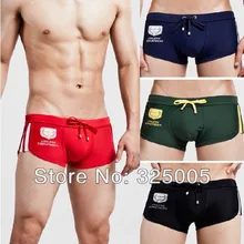 Новые мужские плавки сексуальные мужские однотонные Шорты для плавания мужские плавки с низкой посадкой мужские бикини купальник мужские купальные трусы