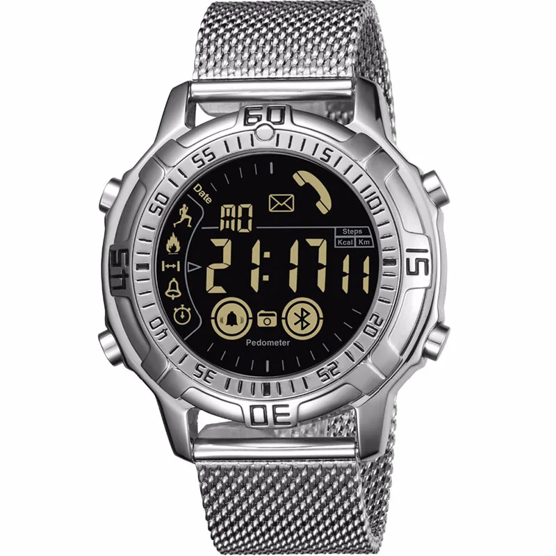 

Men Large Dial Waterproof Smart Watch Outdoor Step Pedometer Remote Control Camera Student Electronic Sports Watch Male