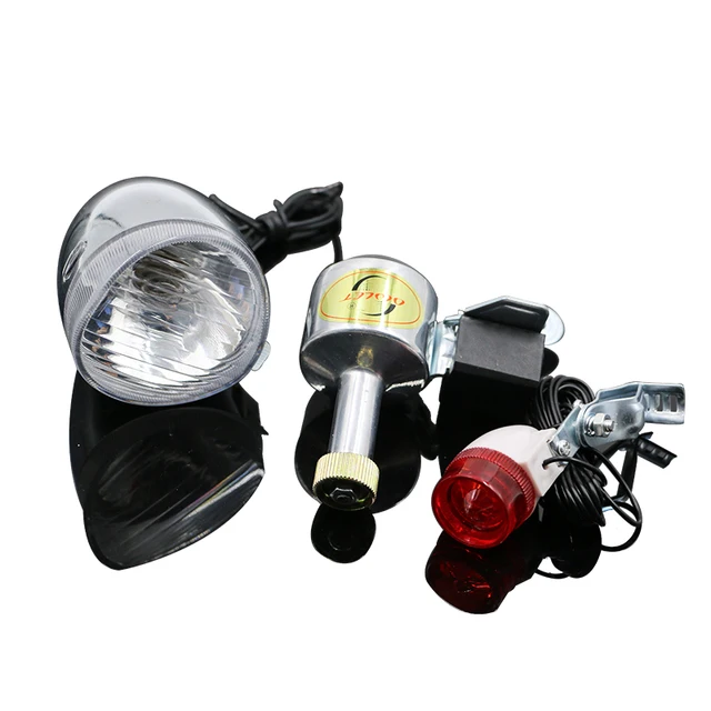 Bicycle dynamo Flashlight dynamo Headlight running lights bike wheel