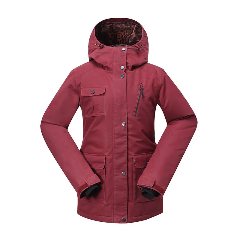 Ladies Winter Outdoor Waterproof Windbreaker Snowboarding Skiing Coat