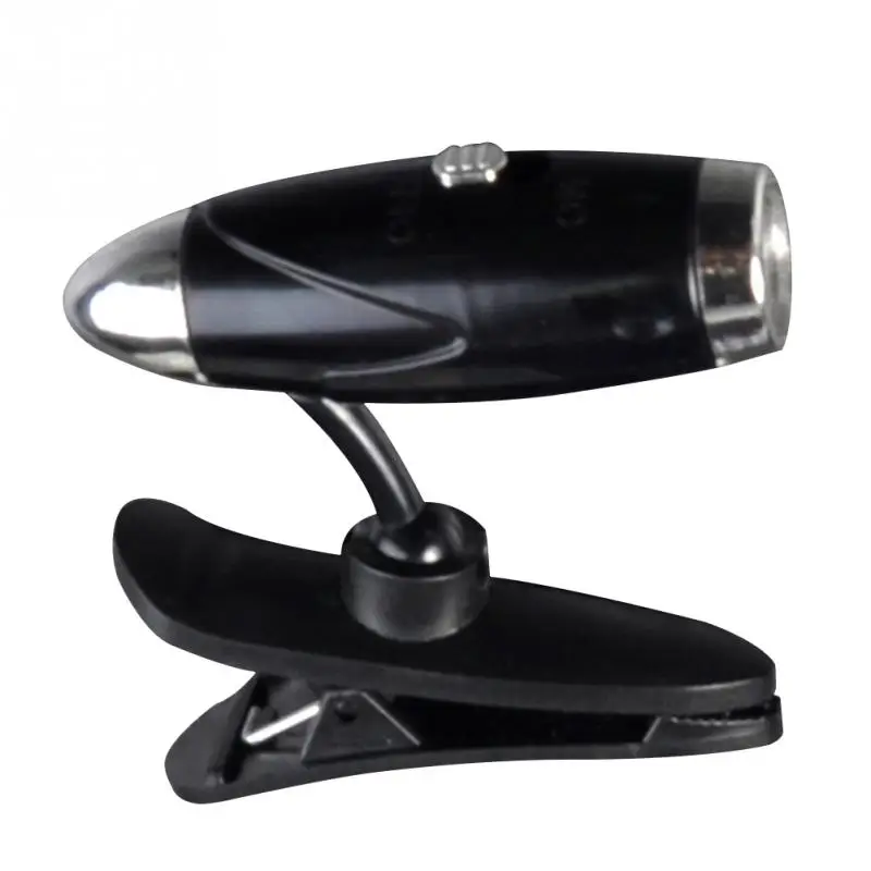 

Super Bright Clip reading Light Mini Bullet LED Table Lamp Unique Plastic Practical Book Clip Light