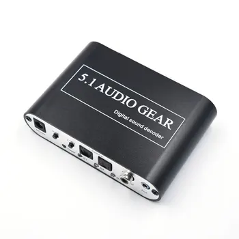 

Digital Audio Decoder Gear Surround Sound Rush Decoder To 5.1 Analog Output 2.1 DVD PC for PS2 PS3