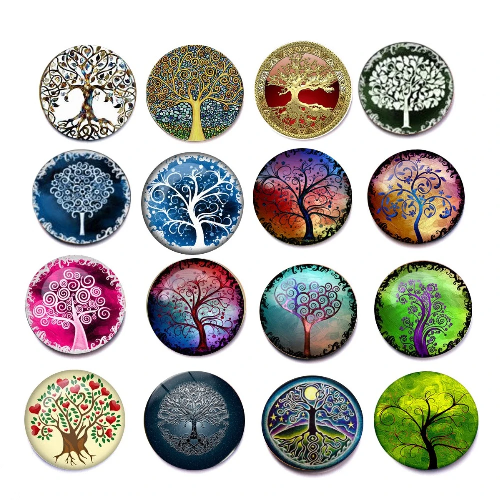 

10Pcs Colorful Tree Fridge Magnet Decor Home Decoration Accessories Refrigerator Magnets Kitchen Accessories