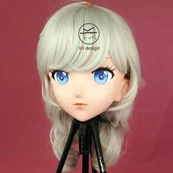 (MSM-01R) Custom Female/Girl Resin 3/4 Head Cosplay Japanese Role Play Anime Kiana Kaslana Kigurumi Mask Crossdresser Doll | Тематическая