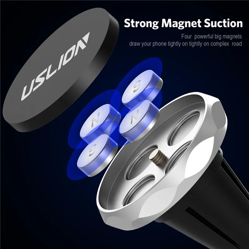  USLION Magnetische Auto Telefon Halter handy Halter Universal Für Telefon In Auto Ständer Halterung