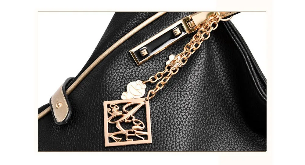 High Quality PU Leather Women Messenger Bag Big Shoulder Bag Large Capacity Totes Famous Brand Bolsa Feminina Herald Fashion New (4)