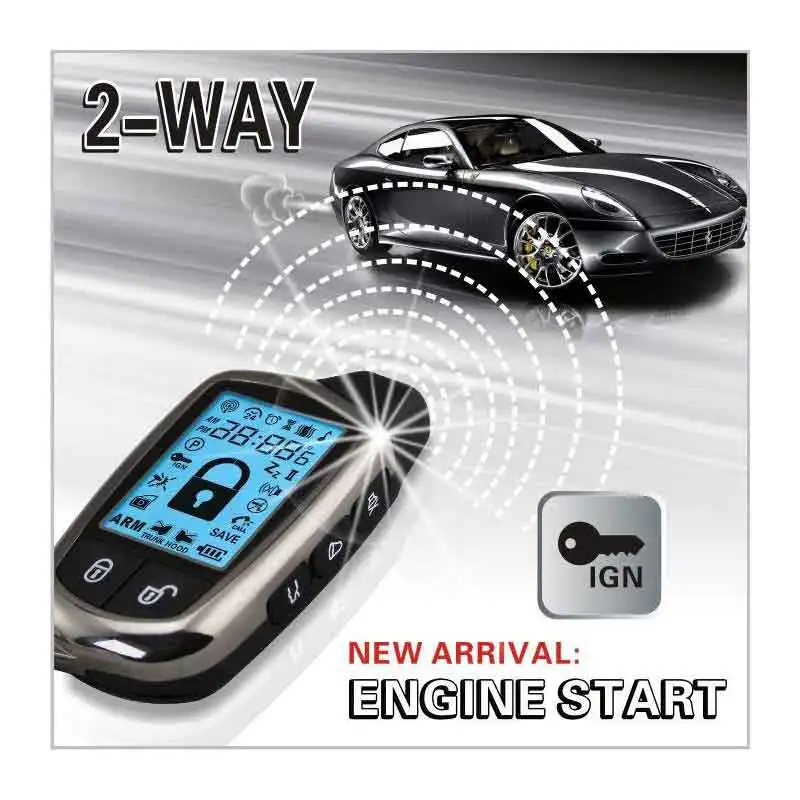 

Car alarm System with GPS Tracking Keyless Entry System alarma auto car security With trunk open function auto alarm starline