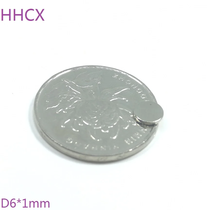 

10pcs/lot Disk magnet 6x1 mm N35 Strong Disc NdFeB Rare Earth Magnet 6*1 mm Neodymium Magnets 6mm x 1mm