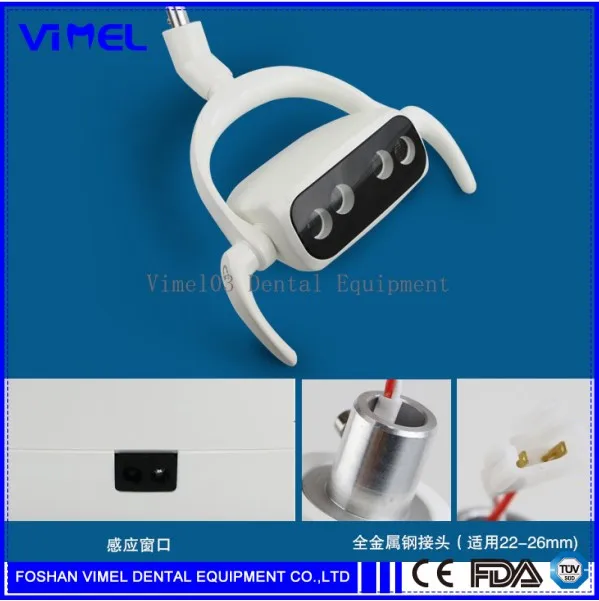

2019 NEW VIMEL Dental LED Oral Light Lamp For Dental Unit Chair Sensor Light Ceiling Type Oral Light