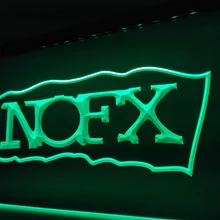 LF022-NOFX в стиле панк-рок музыка Бар Паб светодиодный неоновый свет знак домашнего декора ремесла