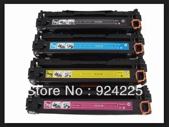 4PK CE320A CE321A CE322A CE323A Toner Cartridge for HP Color Laserjet CP1525nw