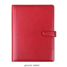 Высокого класса бизнес-натуральная кожа a4 папка менеджер папка для документов мешок padfolio с кольцом связующего застежка замок 1248B