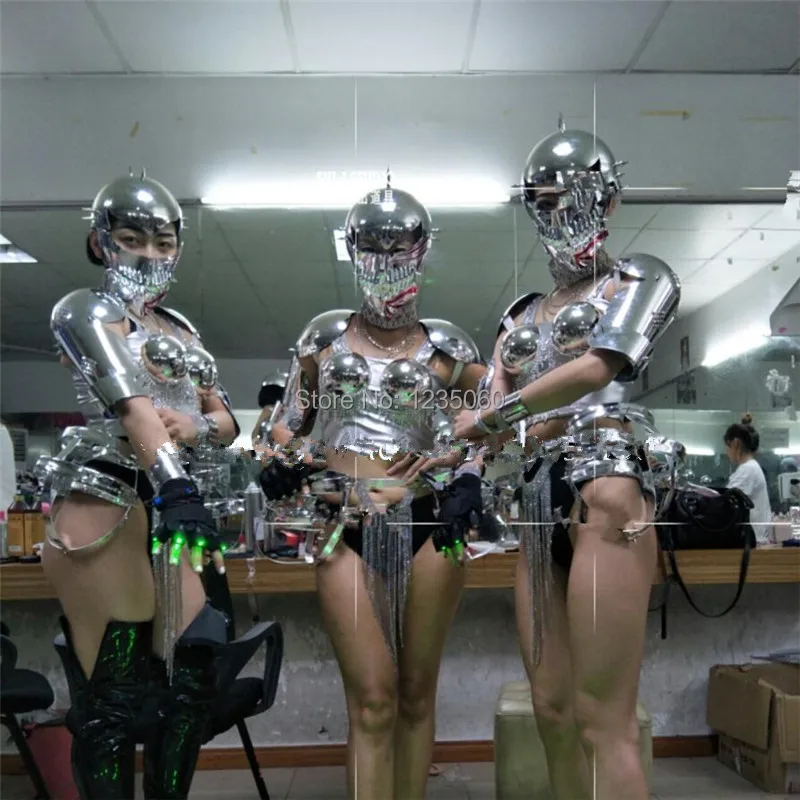 Nightclub-Bar-Stage-Performance-Mirror-Clothes-Skull-Mask-Grand-Event-Costume-Halloween-Party-Evening-Catwalk-DS (2)